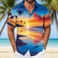 thumbnail image 2 of JSKUMAR Men's Hawaiian Printed Short Sleeve Shirts Tropical Graphic Button Down Holiday Shirt Vacation Casual Beach Outfit Multicolor-10,5XL, 2 of 7