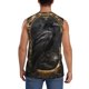 thumbnail image 4 of Balery Gothic Raven Portrait Camisetas sin mangas para hombre, absorbe la humedad y protege contra el mal olor.-3X-Large, 4 of 7
