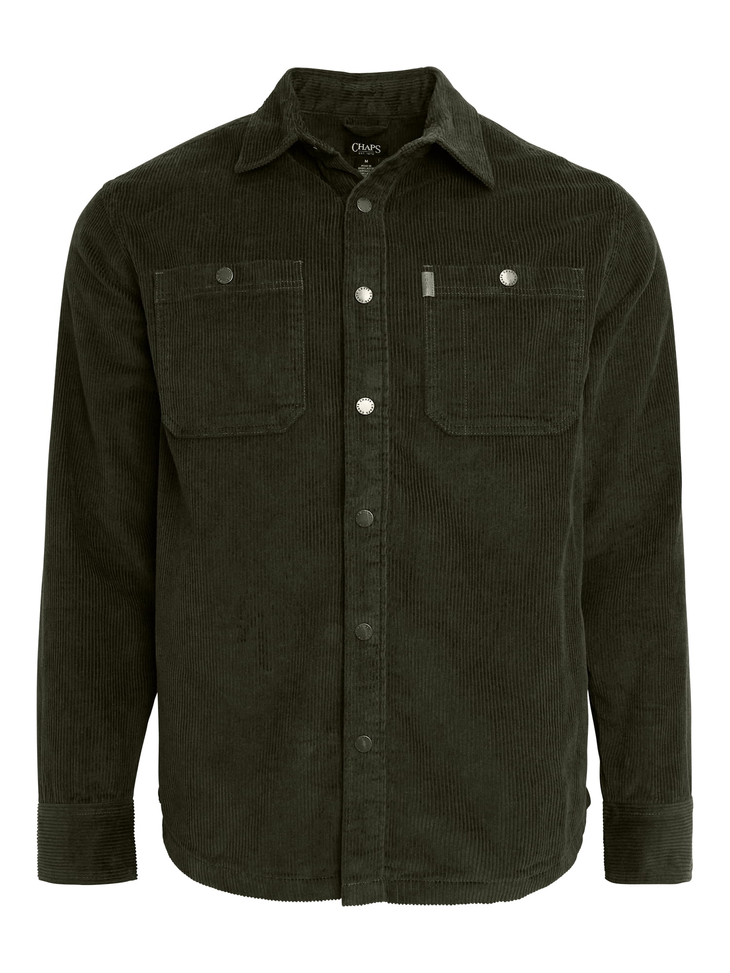Chaps Men's & Big Men's Corduroy Flannel Lined Shirt, Sizes S-3XL