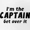thumbnail image 2 of CafePress - I'm The Captain Get Over It - Adjustable Unisex Printed Trucker Hat with Mesh Back, 2 of 10