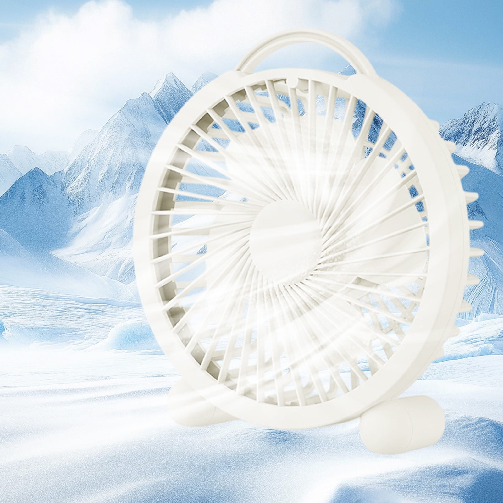 Xhegex Portable USB Fan with 3 Adjustable Speeds, Low Noise, and Rechargeable Battery - Perfect for Hot Summer Days, Travel, Camping, and More
