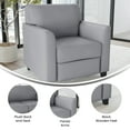 thumbnail image 3 of Flash Furniture HERCULES Diplomat Series Gray LeatherSoft Chair, 3 of 10