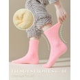 thumbnail image 6 of Fuzzy Socks Soft Cozy Fluffy Slipper Winter Warm Plush Socks Christmas Stocking Stuffers Gifts for Women, 6 of 14