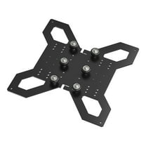 1pcs 3D Printer Upgrade Y Axis Hot Bed Support Plate 3D Parts Suitable for 310 * 310MM Aluminum Heatbed Hotbed Platform compatibility MGN12H Linear Rail With POM Pulleys for Creality CR-10 10S