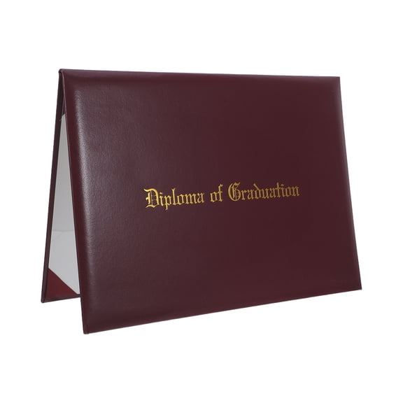 DEEPCRAFF Keepsake Diploma Folder with Padded Leatherette Cover and Satin Corners for Award Presentation