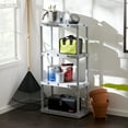thumbnail image 6 of Gracious Living Knect-A-Shelf 4 Tier Light Duty Storage System (2 Pack), 6 of 11