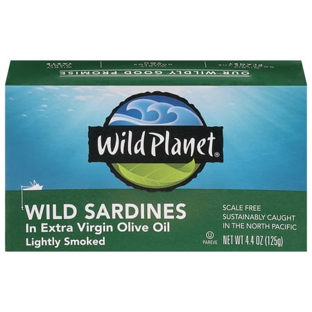UPC 829696000800 product image for Wild Planet Wild Sardines in Extra Virgin Olive Oil Lightly Smoked 4.4 oz | upcitemdb.com