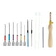 thumbnail image 1 of Kit de bordado con aguja perforadora de 12 piezas, enhebradores de agujas para principiantes. E, 1 of 9