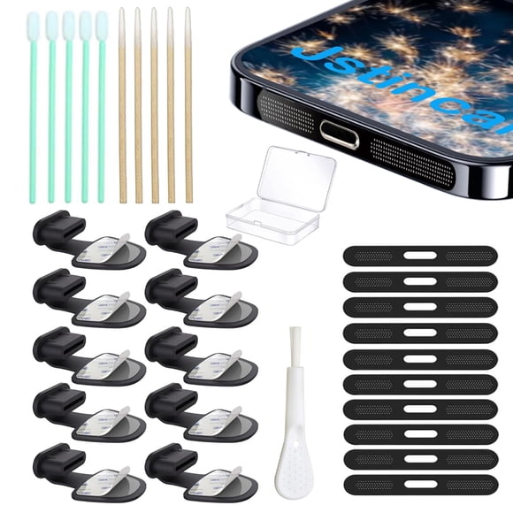 Jstincal Juego de 10 Tapones de Polvo USB-C para iPhone 15-17