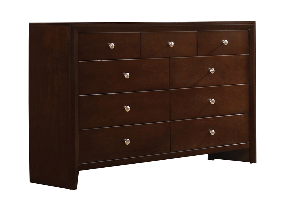 Serenity Rich Merlot NineDrawer Dresser