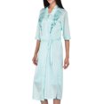 thumbnail image 2 of EZI Women's Satin Silk 2 Piece Nightgown Set, 2 of 7