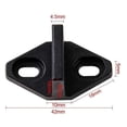 thumbnail image 4 of 2/4/10Pcs Barn Door Hardware Floor Guide Sliding Door Floor Mounted Bottom Guide 10Pc, 4 of 8