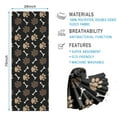 thumbnail image 2 of Paw Prints and Bones Hot Yoga Mat Towel Non Slip for Hot Yoga - Quick-Drying Yoga Mat Cover with 4 Corner Pockets with Travel Bag - Hot Yoga Towel Non Slip Grip Moisture Wicking Sweat 70"x26", 2 of 6