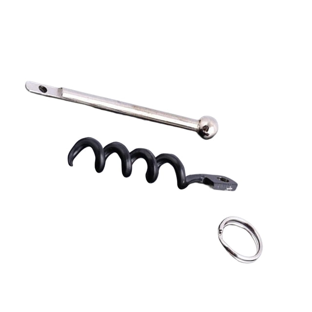 Soidarity Mini llavero de sacacorchos de bolsillo, llavero de sacacorchos de acero inoxidable para acampar y viajar Escalada Soidarity OD012676-00