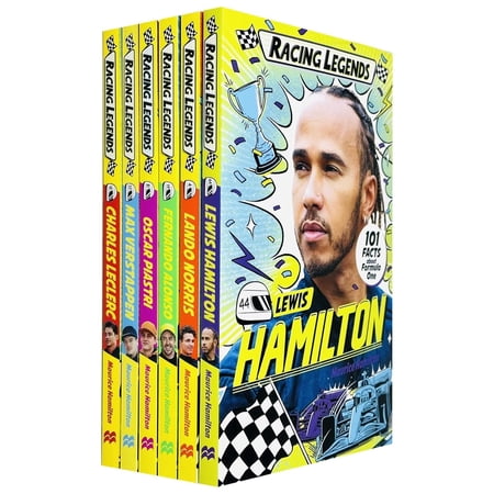 Racing Legends 6 Books Collection Set by Maurice Hamilton – Formula 1 & Motorsport Collection
