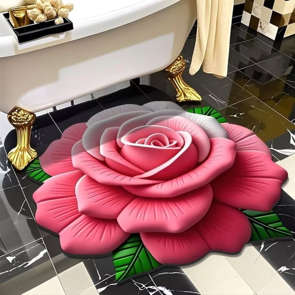 Modern Non-Slip Washable Floor Mat Doormat Entryway Rug Indoor Door Mat Outdoor Doormat Area Rug Soft Absorbent Durable Low-Profile Plush Door Mat with Rubber Backing for Bathroom Kitchen Living Room
