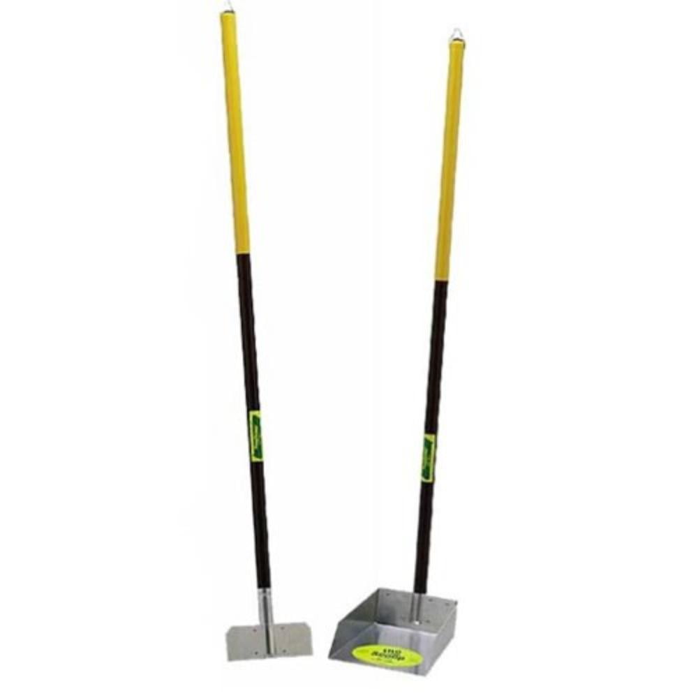 Poop Pet Scoop/Spade with 3Feet Aluminum Handle, Large (Discontinued
