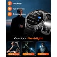thumbnail image 4 of Haulvean 1.7-inch Men Smartwatch, with Answer/Make Calls/100 Sport Modes, Fitness Tracker Watch, Suitable for Android and Iphone Devices, 4 of 8