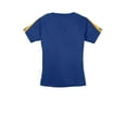 thumbnail image 6 of Sport-Tek Ladies Colorblock PosiCharge Competitor Tee-4XL (True Royal/ Gold), 6 of 6