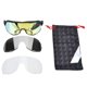 thumbnail image 1 of Amarillo negro de moda de ciclo al aire libre de las gafas ultravioletas antis de la protección ocular, 1 of 10