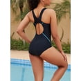 thumbnail image 7 of Charmo Women's One Piece Swimsuit Athletic Bathing Suit Racerback Training Swimwear, 7 of 7