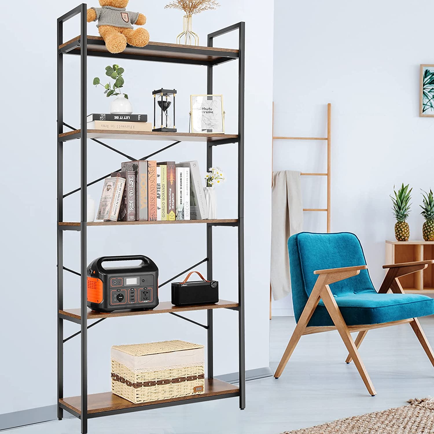 Devo 5Tier Ladder Bookshelf, 63.5 Ladder Shelf Australia Ubuy