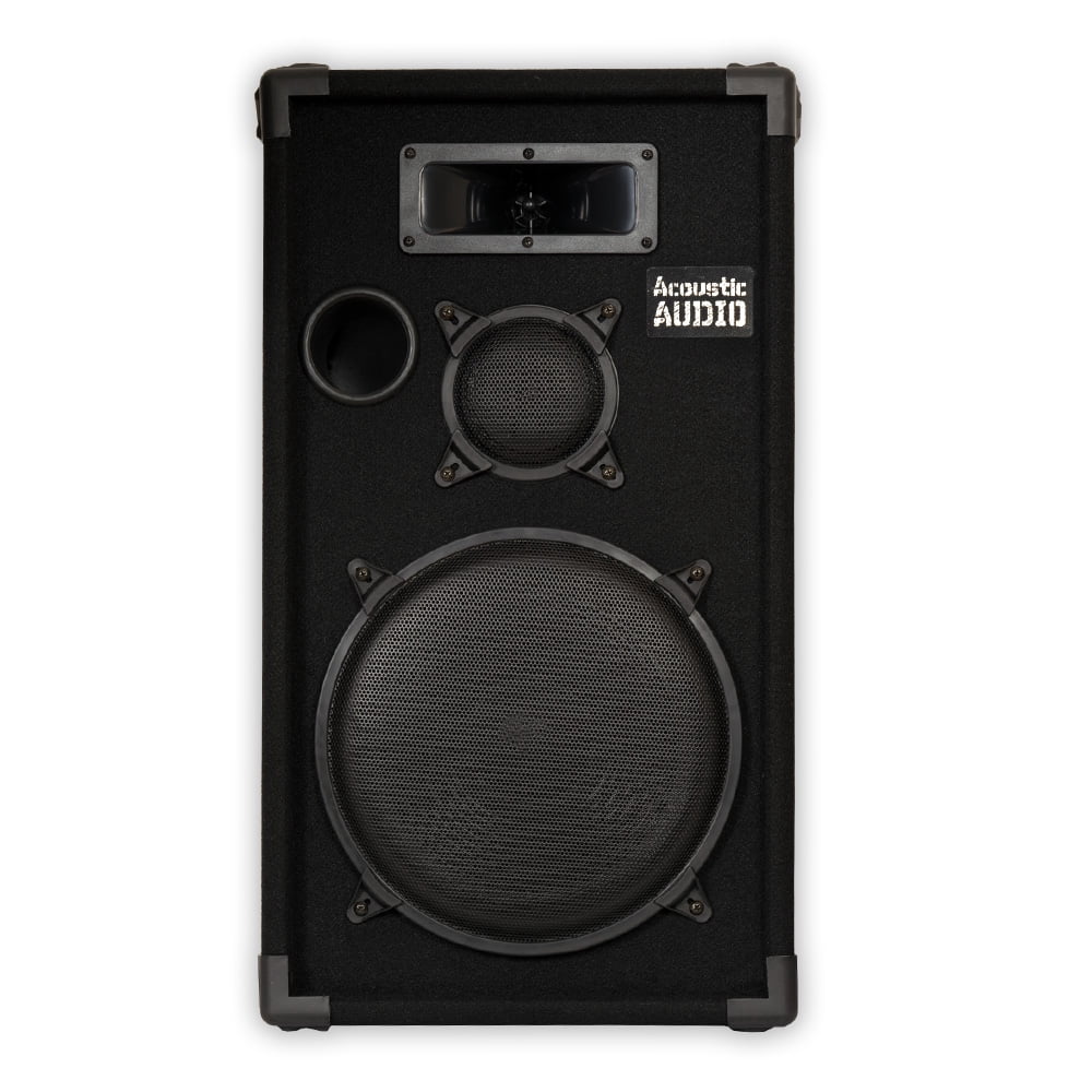 Acoustic Audio CR12 Passive 12" DJ Speaker 3-Way PA Karaoke Band Home Monitor