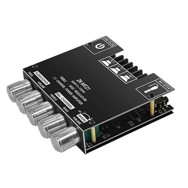200W Bluetooth+AUX Audio Power Amplifier Board Dual Channel with 50W+50W+100W Easy to Install Enhances Audio Experience