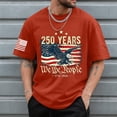 thumbnail image 2 of Leey-World Usa 250th Anniversary T Shirt 1776 2026 250 Year Men Women Kids T-Shirt(Red,L), 2 of 5