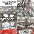 thumbnail image 4 of Soft Pillow Attached 2-in-1 Cart Cover for , Cotton Padded with Toy Loops & Pockets, Fold'n Roll Style, 4 of 5