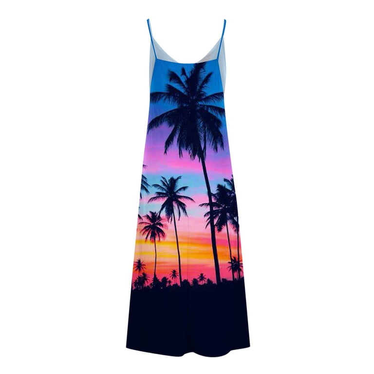 Ayolanni Hawaii Cute Dresses for Women Blue V-Neck Ankle-Length Sleeveless Vacation Dresses Teen Girl Dresses XL - Walmart.com Ayolanni Hawaii Cute Dresses for Women Blue V-Neck Ankle-Length Sleeveless Vacation Dresses Teen Girl Dresses XL - Walmart.com