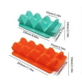 thumbnail image 3 of Clearance Items,npkgvia Food Storage,Food Containers,Silicone Holder Food Grade Rack Tray Holds Up To 5 Food Plates With Easy Access Handle Dishwasher & Microwave,Kitchen Storage,Green, 3 of 7