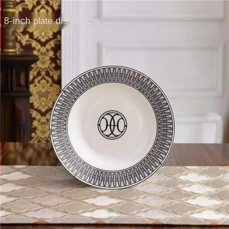 

Bone China Tableware Suit European-Style Creative Luxury Combination Cups Dishes and Plates Sets Nordic Kitchen Christmas Gift