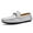 Grey, variant on Men's Casual Loafers Slip On Leather Shoes Comfortable Lightweight Driving Shoes Male Moccasins Classic Penny Loafer Flats Boat Shoes Outdoor Walking Shoes