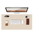 thumbnail image 1 of Leather Desk Pad Protector, Office Desk Mat, Large Mouse Pad,Non-Slip PU Leather Desk Blotter, Laptop Desk Pad, Waterproof Desk Writing Pad Gift compatible Office, 1 of 5