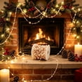 thumbnail image 6 of Christmas Bead Garland, Flexible Plastic Pearl Beaded String, Shiny Ball Bead Chain Ornament for Christmas Tree, Fireplace Mantle, Wreath, Holiday Home Decor, Party Display & DIY Craft Projects, 6 of 7