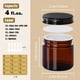 thumbnail image 2 of Frascos de vidrio TENLIG Amber de 120 ml con tapas, paquete de 12, 2 of 9