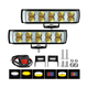 thumbnail image 2 of Par Faros Auxiliares Led De Lupa 6 Color Luz De Moto 44000lm 10 led Malubero Negro, 2 of 5
