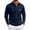 Navy&10^0720B, variant on Fabrcox Polo Shirts for Men Long Sleeve Button Down Collared Mens Golf Shirt Regular Fit Casual Office Mens Dress Shirt with Chest Pocket XXXL