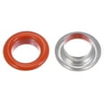 thumbnail image 4 of Unique Bargains 100PCS Grommets Eyelets 2/5 Inch (10mm) ID Hole Metal Self Backing Eyelet with Washers for Leather Orange, 4 of 7