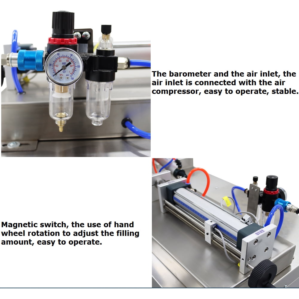 10-100ML Filling Machine Automatically Quantitatively Subpackages Stainless Steel Commercial 110V