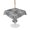 Gray, Charcoal, White, variant on Outdoor Tablecloth with Umbrella Hole for Patio/Picnic/Party/Camping, Teal Grey Abstract Waterproof Table Cloth Rectangle Table Cover Washable, Modern Graffiti Distressed Mottled Art (54"x 80")