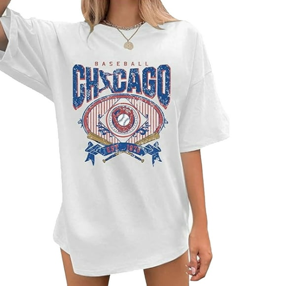 Women's Plus Size Baseball Shirts for Sports Team Fans - Short Sleeve T-Shirts for Game Day and Everyday Wear