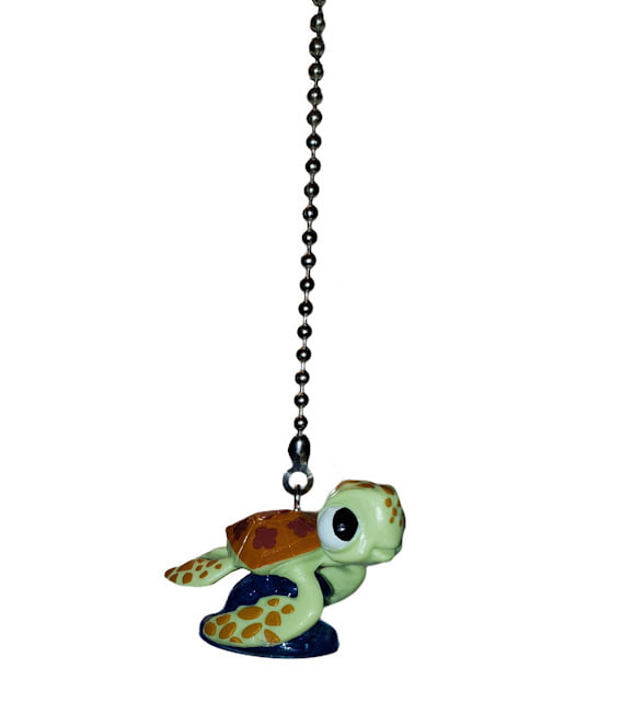 Disney Finding Nemo SQUIRT baby SEA TURTLE Ceiling FAN PULL light chain -  