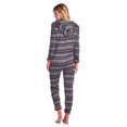 thumbnail image 4 of Ashford & Brooks Women's Sweater Fleece Zip Up Hooded Jumpsuit One Piece Pajama, 4 of 5