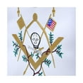 thumbnail image 2 of Master Mason Blue Lodge Apron – George Washington’s Replica, Historic Masonic Regalia with Adjustable Belt, 2 of 5