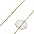 thumbnail image 2 of 1.5mm Diamond-Cut 14k Yellow Gold Plated Round Snake Chain Necklace, 22 inches + Gift Box, 2 of 7