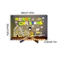 thumbnail image 2 of MesaSe LED Note Board with Colors Pen Stand Portable Glow Memo Board Acrylic Erase Message Note for Office Home School (A), 2 of 10