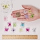 thumbnail image 3 of 48 piezas de dijes de mariposas de tela de 8 colores, dijes de mariposa de tela, dijes de mariposa, colgantes, pendientes, collares y decoraciones., 3 of 7
