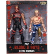Ringside Blood Brothers (Cody Rhode & Dustin Rhodes) - AEW Collectibles Exclusive 2-Pack Jazwares Wicked Cool Toys Toy Wrestling Action Figures